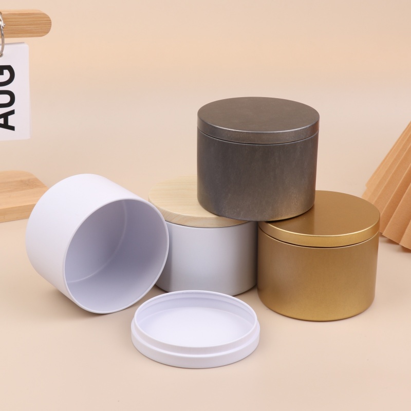 Candle Making Jars With Lids - Barattoli di latta da 8oz all'ingrosso