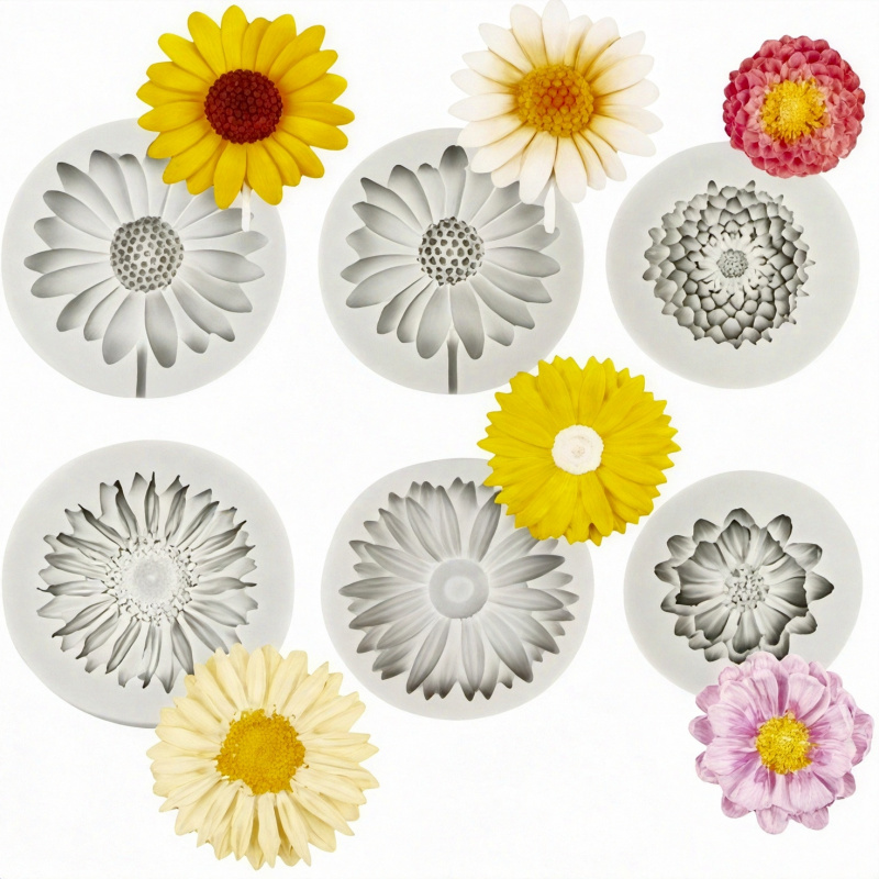 Candle Making Moulds - 6 pezzi, stampo in silicone a