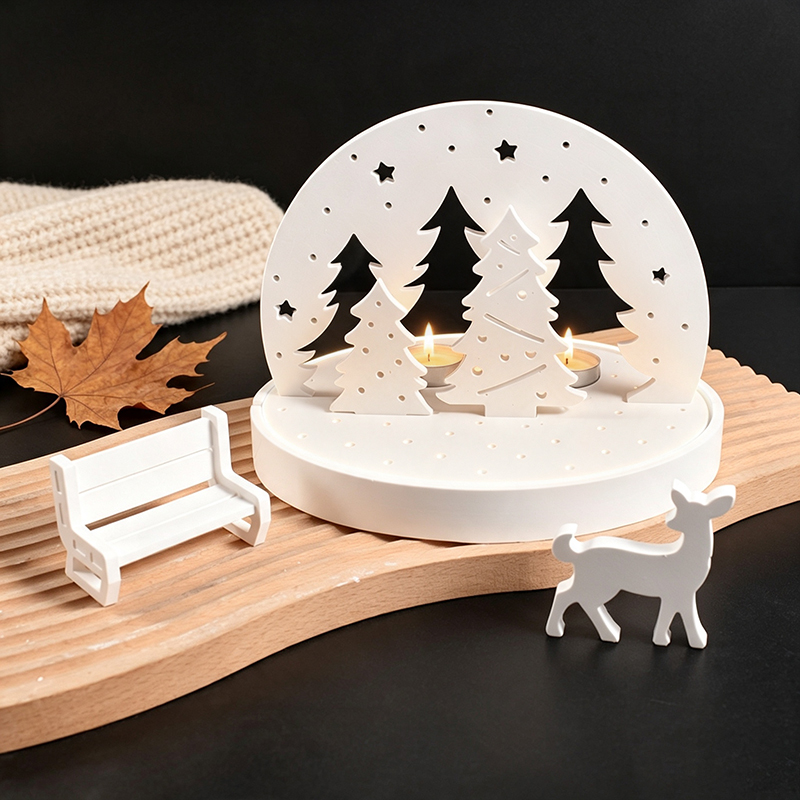 Candle Making Moulds - Stampi in silicone per portacandele a