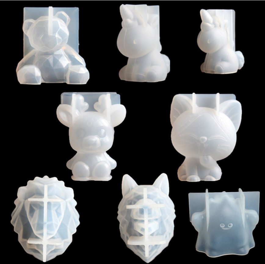 Candle Making Moulds - Stampi in resina epossidica siliconica trasparente