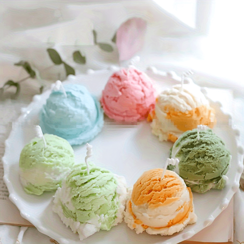Candle Making For Beginners - Candela sferica per gelato che produce