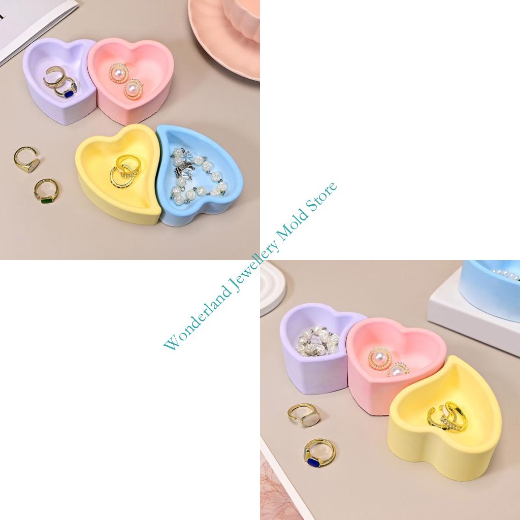 Candle Making Moulds - H7eb Heart Silicone Stampo per titoli