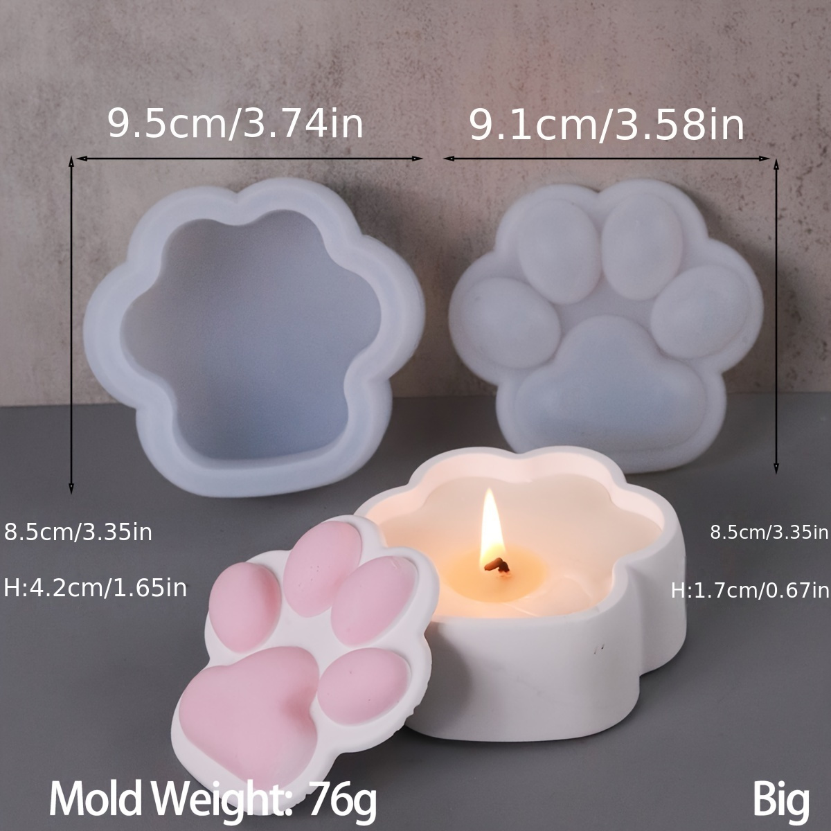 Scatola portaoggetti per artig - Candle Making Jars With Lids recensione e prezzo