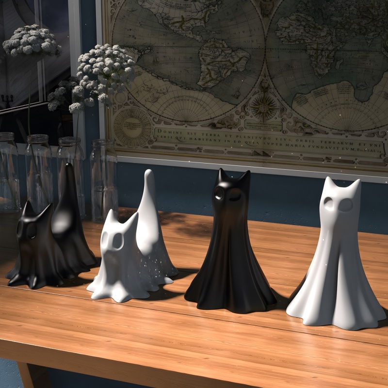Gatto fantasma Halloween Ornam - Candle Making Moulds recensione e prezzo