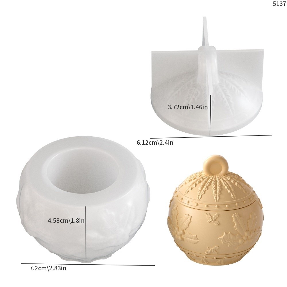 Nuovo Stampo in Silicone per B - Candle Making Jars With Lids recensione e prezzo
