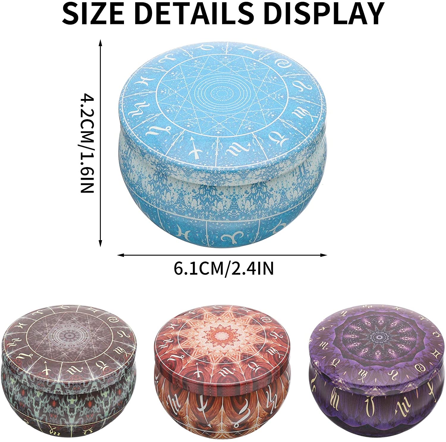 Confezione da 12 barattoli per - Candle Making Jars With Lids recensione e prezzo