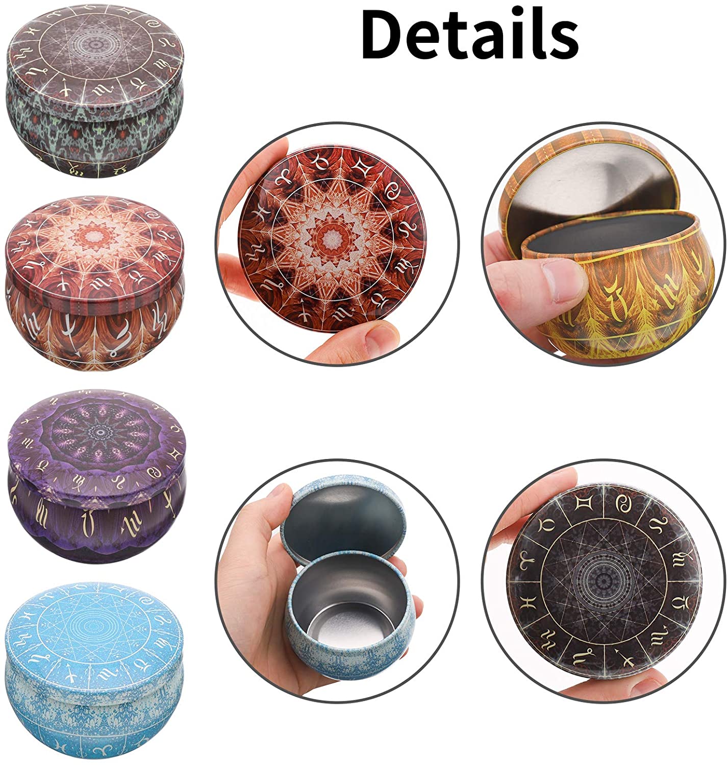 Confezione da 12 barattoli per - Candle Making Jars With Lids recensione e prezzo