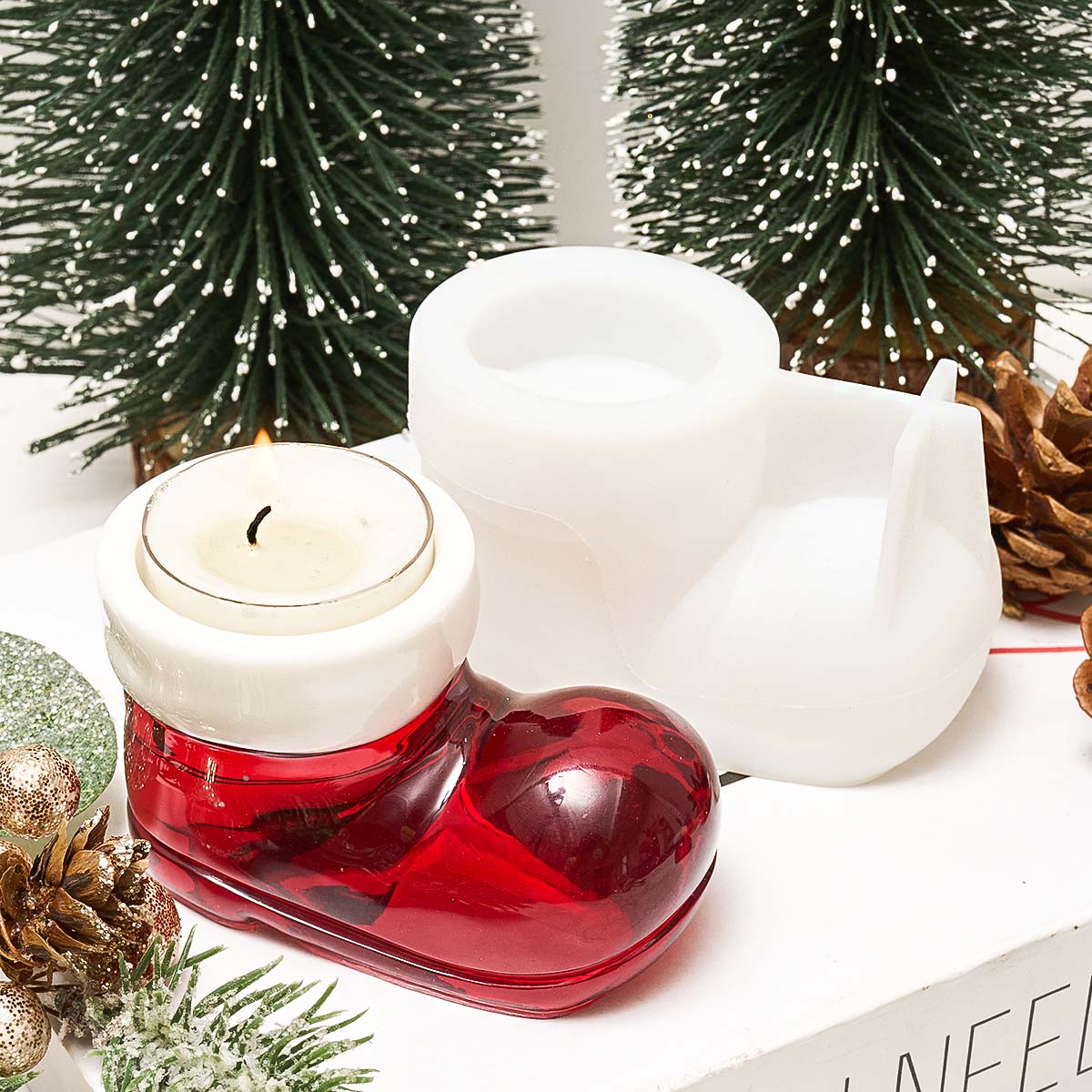 Stivali di Natale Scarpe Porta - Candle Making Moulds recensione e prezzo