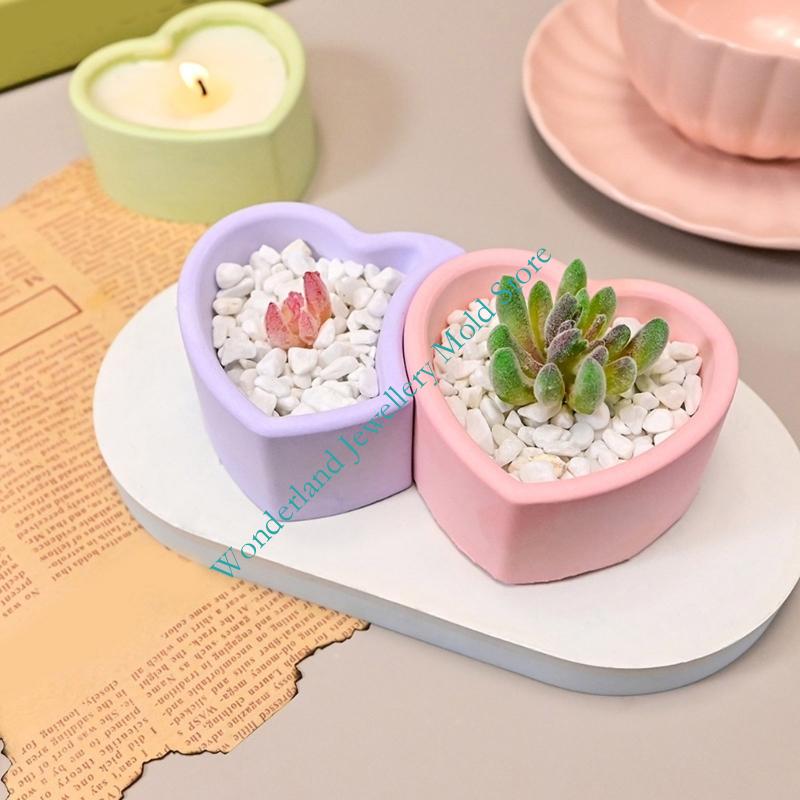 H7eb Heart Silicone Stampo per - Candle Making Moulds recensione e prezzo